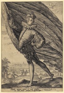 Lipunheiluttaja tekijältä Hendrick Goltzius