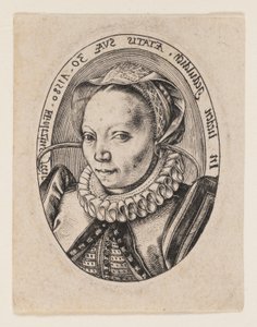 Grietgen Jansdochter, taiteilijan vaimo tekijältä Hendrick Goltzius