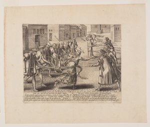 Imperiled Litigation, kirjasta Litis Abusus (Lain väärinkäytökset) tekijältä Hendrick Goltzius