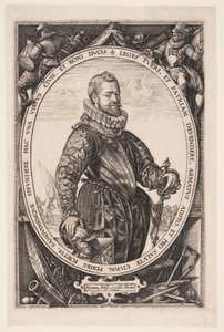 Jacques de la Faille tekijältä Hendrick Goltzius