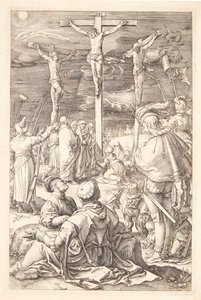 Jeesus ristillä tekijältä Hendrick Goltzius