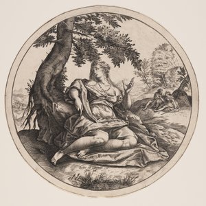 Juuda ja Thamar tekijältä Hendrick Goltzius