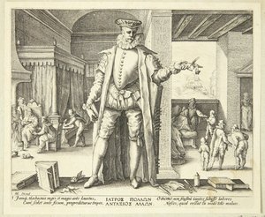 Lääkäri ihmisenä tekijältä Hendrick Goltzius