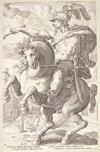 Marcus Curtius tekijältä Hendrick Goltzius