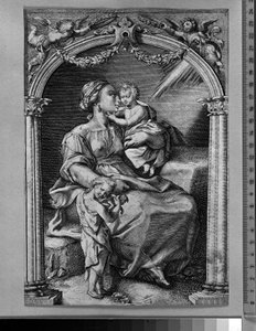 Rakkaus lähimmäisiä kohtaan tekijältä Hendrick Goltzius