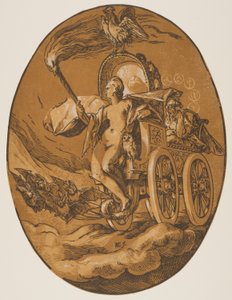 Nox, jumaluuskirjasta The Deities tekijältä Hendrick Goltzius