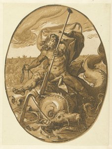 Oceanus Jumalat ja jumalattaret (sarjan nimi) tekijältä Hendrick Goltzius