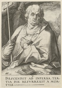 Filippus, sarjan ”Kristus, kaksitoista apostolia ja Paavali” 5. sivu tekijältä Hendrick Goltzius