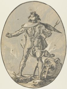 Pluto, levy neljä Demogorgonilta ja jumalilta tekijältä Hendrick Goltzius