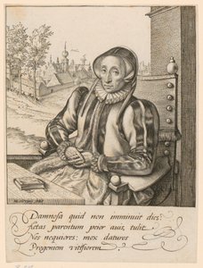 Anna Fullingsin muotokuva tekijältä Hendrick Goltzius