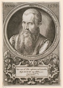 Jan Goltz II:n muotokuva [Jan Gols; Johan Gols] tekijältä Hendrick Goltzius