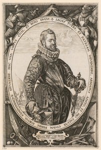 Jaques de la Faille -muotokuva tekijältä Hendrick Goltzius