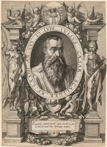 Julius Caesar Scaligerin muotokuva tekijältä Hendrick Goltzius