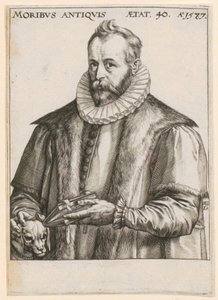 Justus Lipsiuksen muotokuva tekijältä Hendrick Goltzius