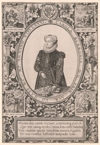 Charlotte de Bourbonin muotokuva tekijältä Hendrick Goltzius
