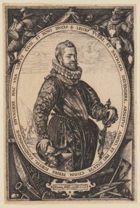 Jacques de la Faillen muotokuva tekijältä Hendrick Goltzius