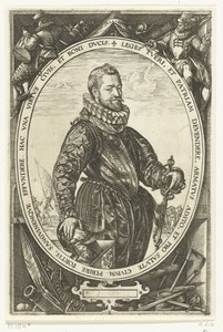 Jacques de la Faillen muotokuva tekijältä Hendrick Goltzius