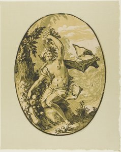 Proserpine, levy viisi Demogorgonilta ja jumalilta tekijältä Hendrick Goltzius