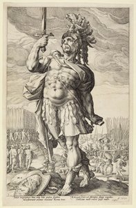 Publius Horatius tekijältä Hendrick Goltzius