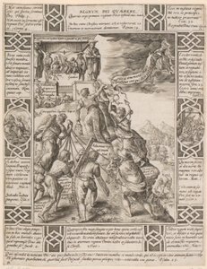 Regnum Dei quaerere, sarjan ”Kristillisen uskon allegoriat” 4. numero tekijältä Hendrick Goltzius