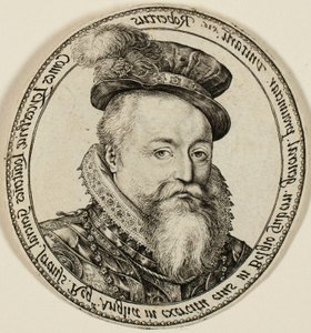 Robert Dudley, Leicesterin jaarli (1532-1588), englantilainen aatelismies, Yhdistyneiden provinssien kenraalikuvernööri 1585-87 tekijältä Hendrick Goltzius