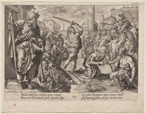 pyhä Paavali tekijältä Hendrick Goltzius