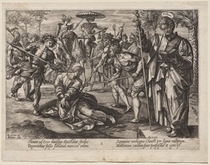 Pyhä Tuomas tekijältä Hendrick Goltzius