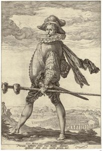 Jalkaväen kapteeni tekijältä Hendrick Goltzius