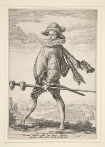 Jalkaväen kapteeni tekijältä Hendrick Goltzius