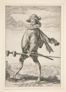 Jalkaväen kapteeni tekijältä Hendrick Goltzius