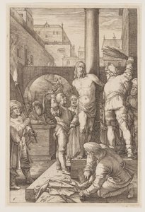 Ruoskinta, elokuvasta Passio tekijältä Hendrick Goltzius