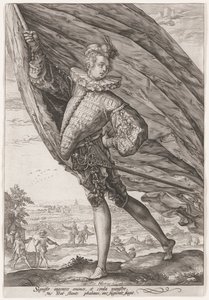 Suuri lipunkantaja tekijältä Hendrick Goltzius
