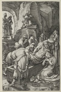 Passion: The Tombment tekijältä Hendrick Goltzius