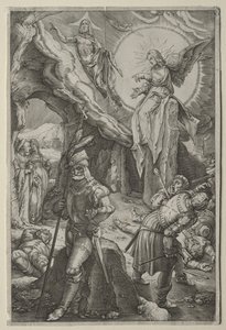 Passion: ylösnousemus tekijältä Hendrick Goltzius