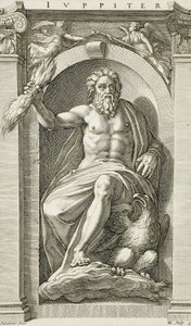 Antiikin jumalten sarja tekijältä Hendrick Goltzius