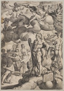 Cupidon ja Psychen häät tekijältä Hendrick Goltzius