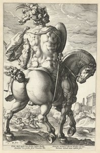 Titus Manlius The Roman Heroes (sarjan nimi) tekijältä Hendrick Goltzius