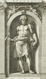 Vulcanus tekijältä Hendrick Goltzius