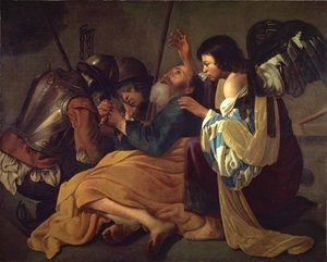 Pyhän Pietarin vapautuminen tekijältä Hendrick Terbrugghen follower of