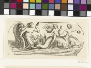 Amfitriitti vaunuissa Nouveau Livre des Dieux et Deeßes De la Marine Bouckje of Sea Gods and Goddess (sarjan nimi)