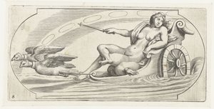 Aurora vaunuissa Nouveau Livre des Dieux et Deeßes De la Marine Bouckje of Sea Gods and Goddess (sarjan nimi)