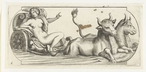 Eurooppa vaunuissa Nouveau Livre des Dieux et Deeßes De la Marine Bouckje of Sea Gods and Goddess (sarjan nimi)