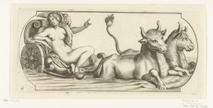 Eurooppa vaunuissa Nouveau Livre des Dieux et Deeßes De la Marine Bouckje of Sea Gods and Goddess (sarjan nimi)