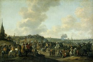 Englannin Kaarle II:n lähtö Scheveningenistä 2. kesäkuuta 1660 tekijältä Hendrick de Meijer