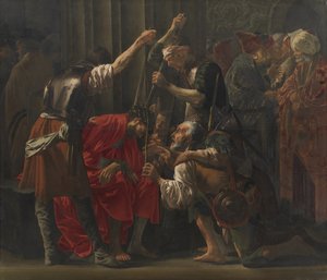orjantappuroilla kruunattu Kristus tekijältä Hendrick ter Brugghen