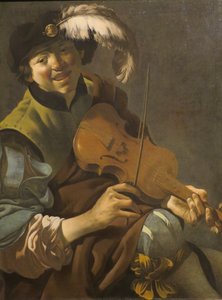 hollantilainen: Poikaviulisti A Boy Violinist A Boy Violinist tekijältä Hendrick ter Brugghen