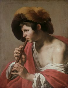 Roisto soittaa soitinta, 1621 tekijältä Hendrick ter Brugghen