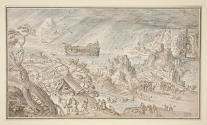 Vedenpaisumus tekijältä Hendrick van Cleve III