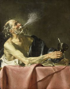 Tupakoitsijan ohimenevyyden allegoria tekijältä Hendrick van Someren