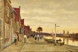 Hollantilainen maisema tekijältä Hendrick van de Sande Bakhuyzen